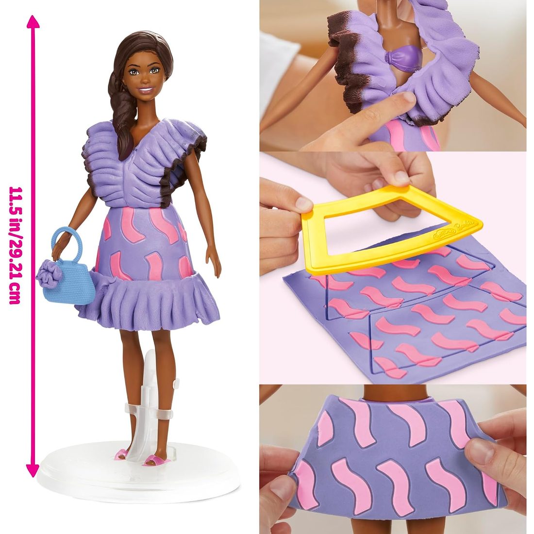 Play-Doh Barbie Fashionista Ruffles Set, view 2