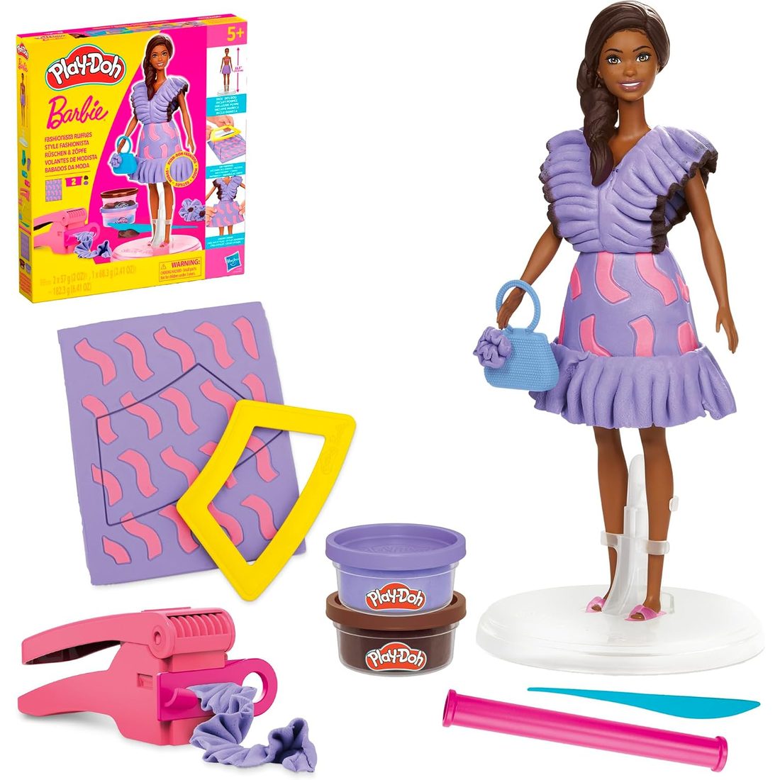 Play-Doh Barbie Fashionista Ruffles Set