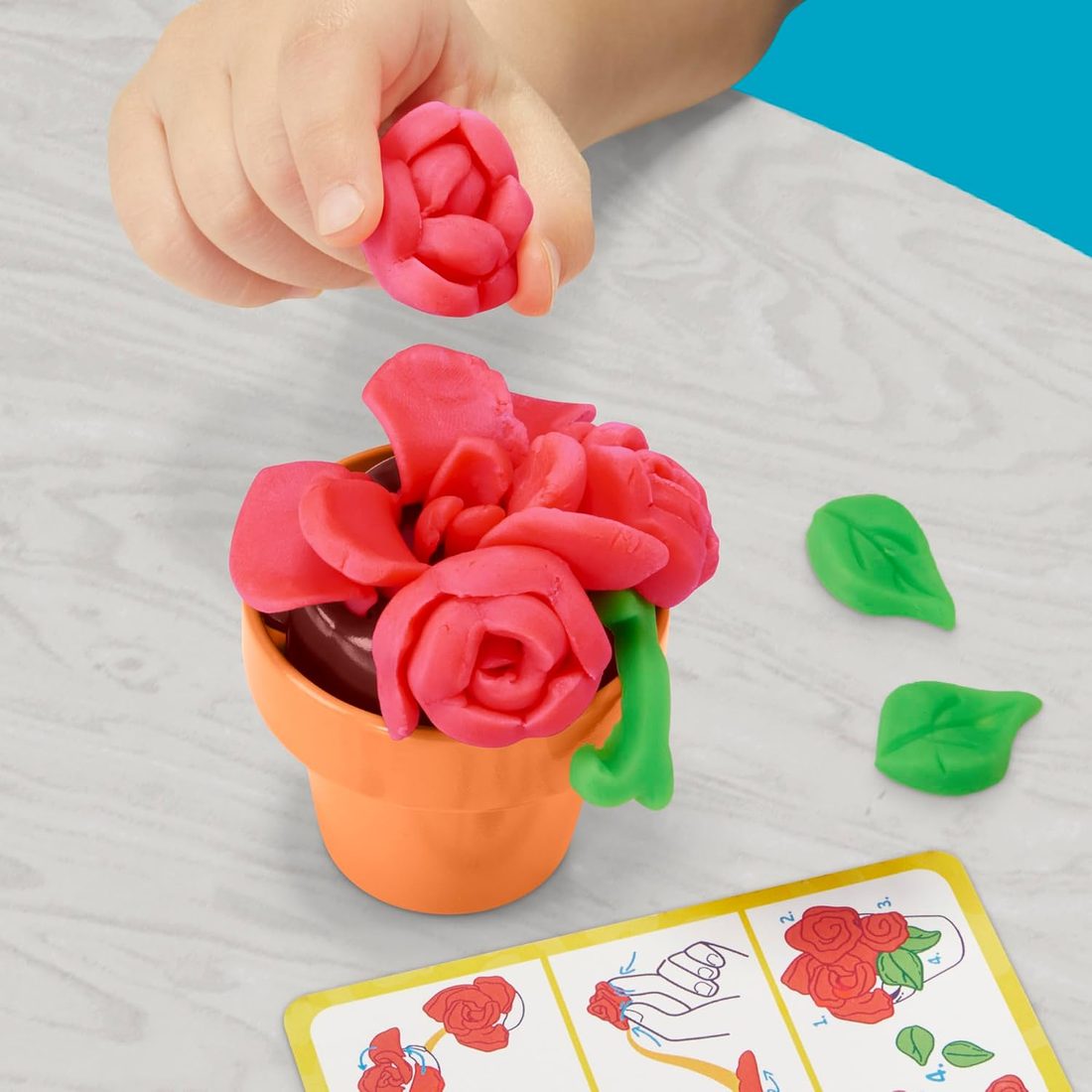 Play-Doh Blooming Flower Garden Playset, view 6