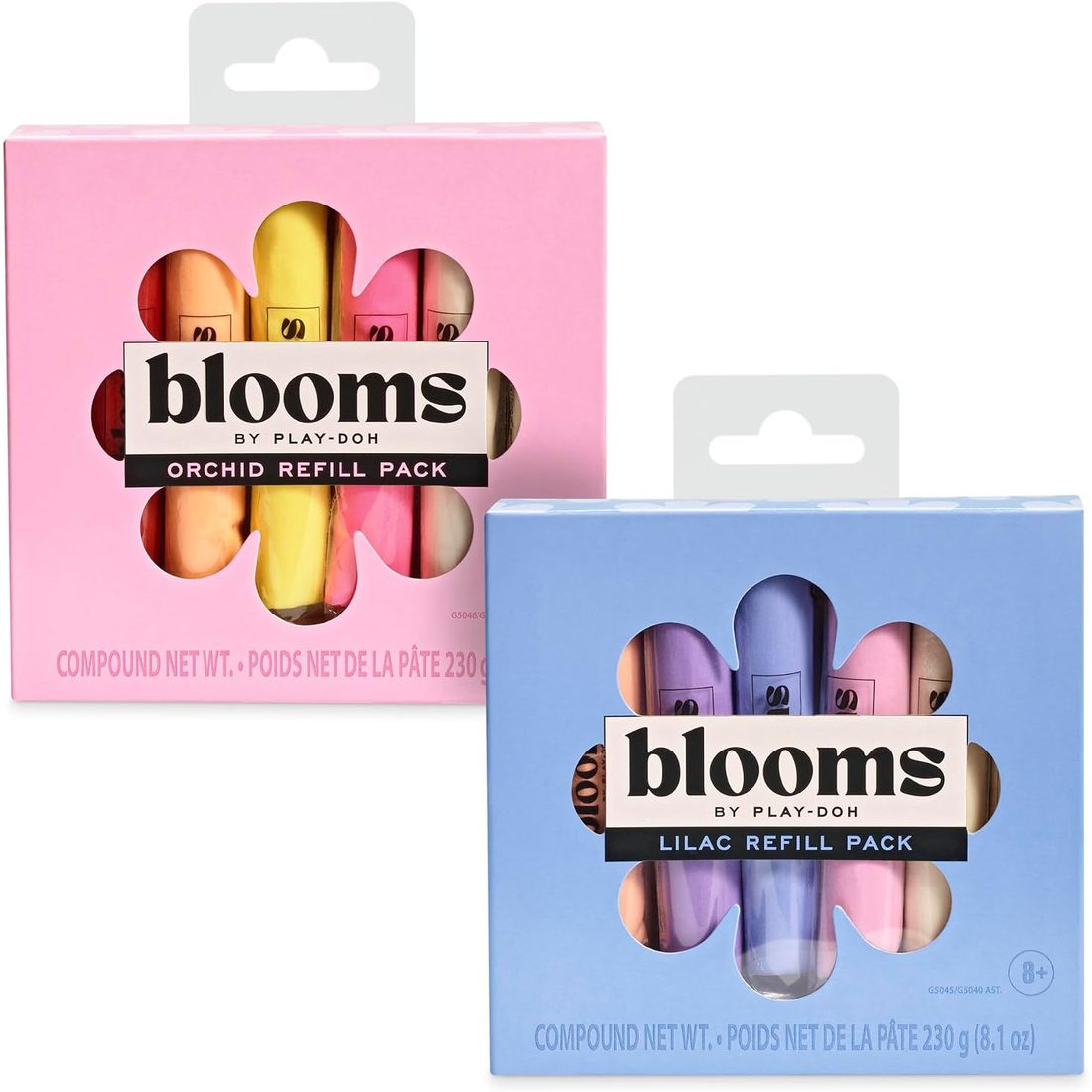 Play-Doh Blooms Color Refill, Lilac & Orchid 12-Pack