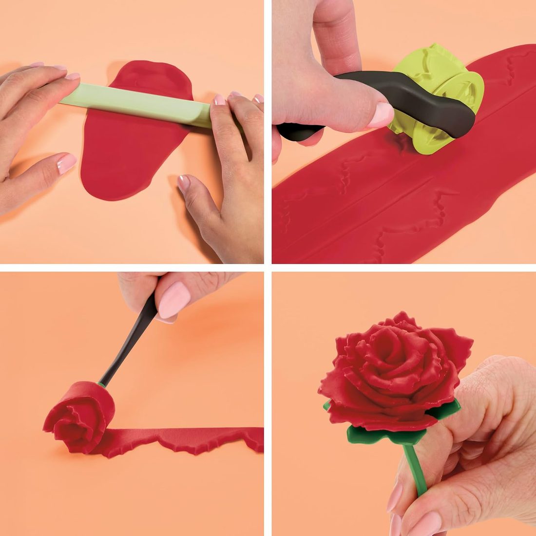 Play-Doh Blooms Rosy Petite Flower Bouquet Kit, view 3