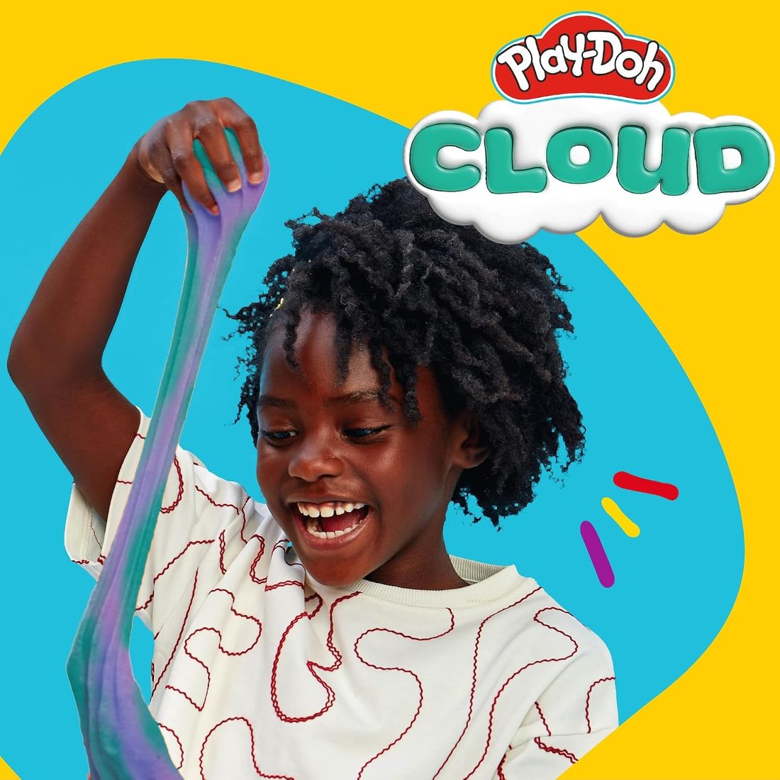 Play-Doh Cloud Scented Slime 4-Pack Variety, view 2
