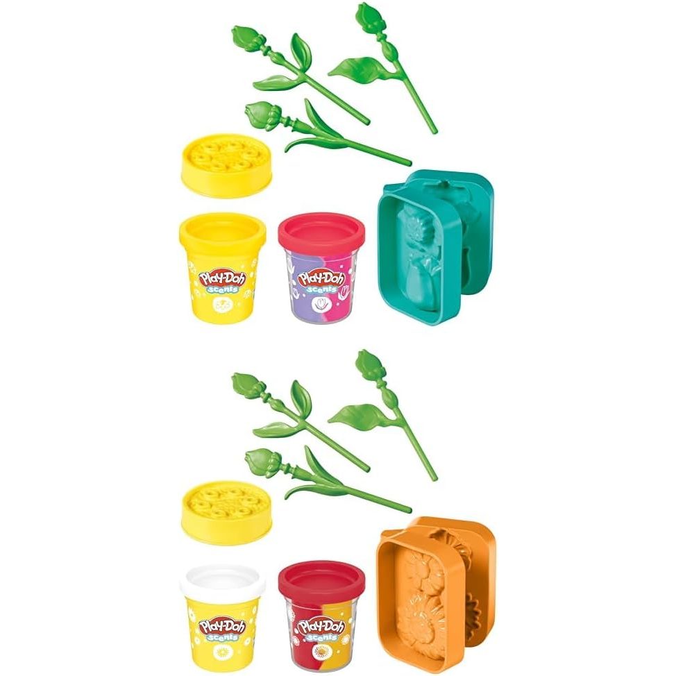 Play-Doh Flower Bundle: Tulips, Daffodils, Sunflower & Daisies