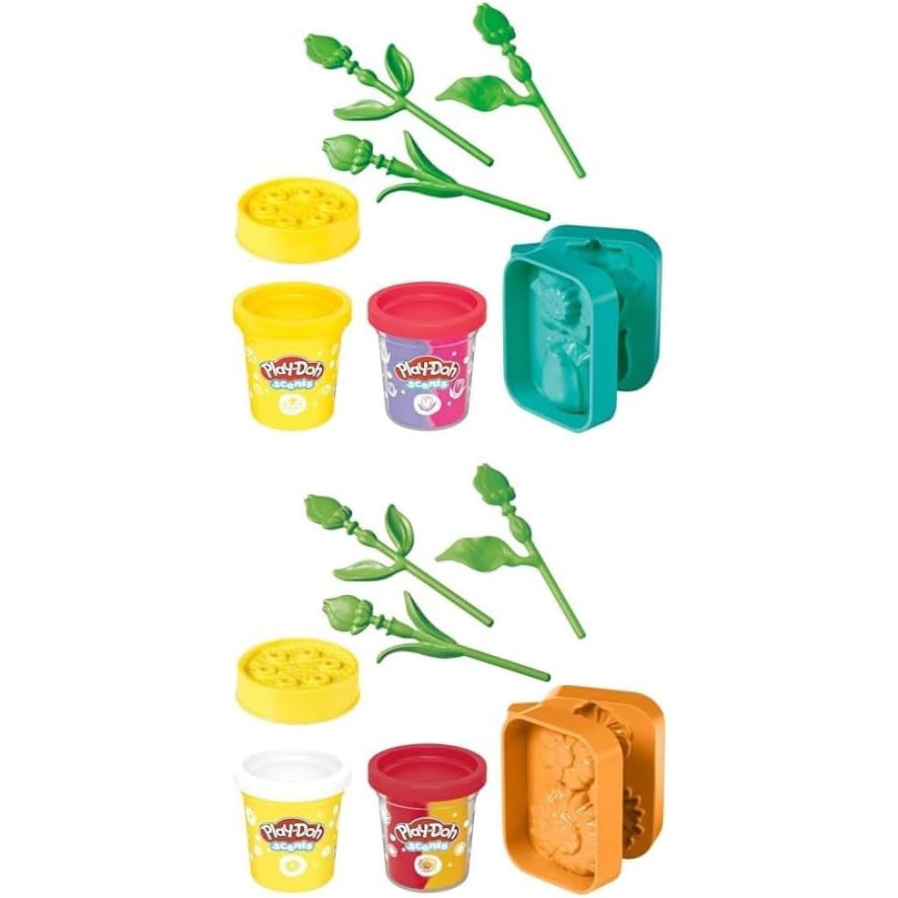 Play-Doh Flower Two Pack, Tulips, Daffodils, Sunflowers & Daisies