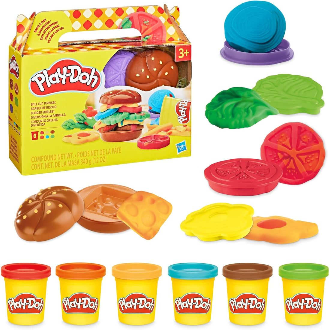 Play-Doh Grill Fun Burger Playset
