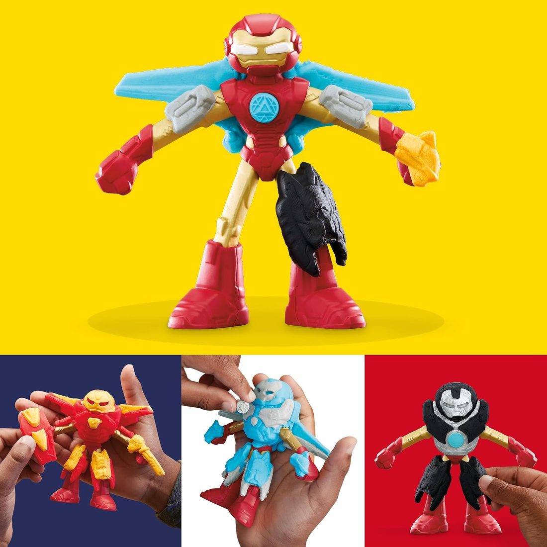 Play-Doh Marvel Iron Man Armor Maker Lab Playset, view 3