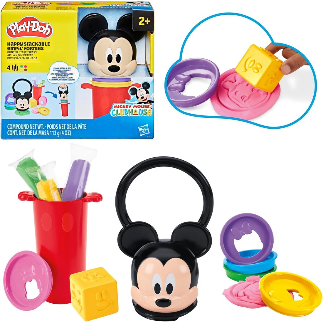 Play-Doh Mickey Mouse Clubhouse Happy Stackable Set
