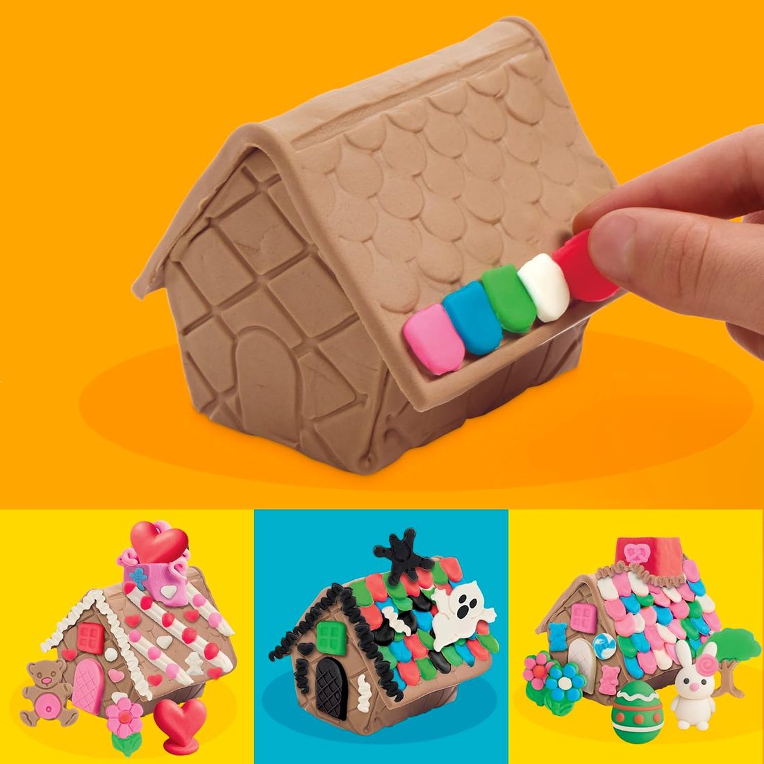 Play-Doh Builder Mini Gingerbread House, view 4