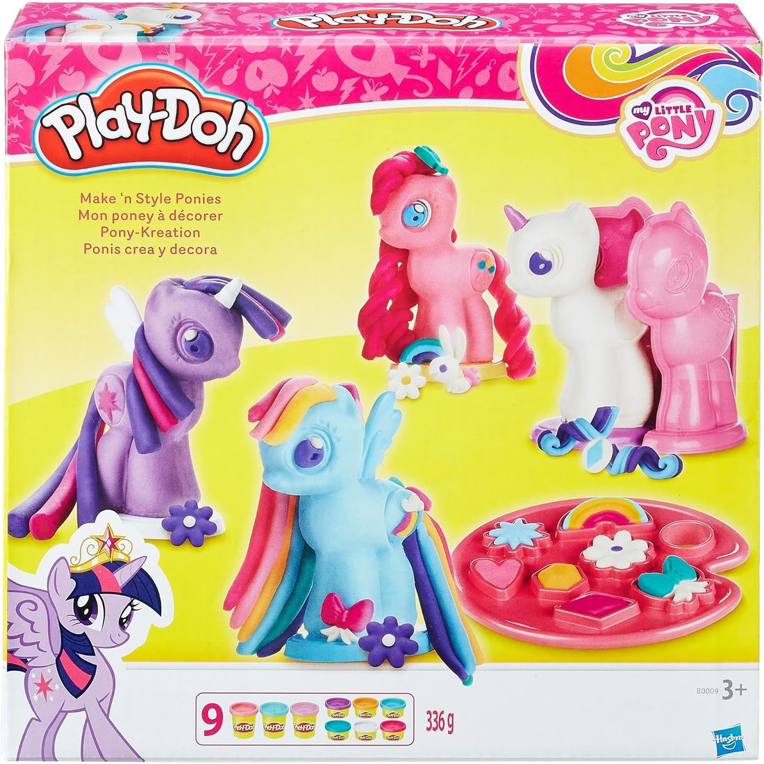 Play-Doh My Little Pony Make & Style Ponies Set, view 2
