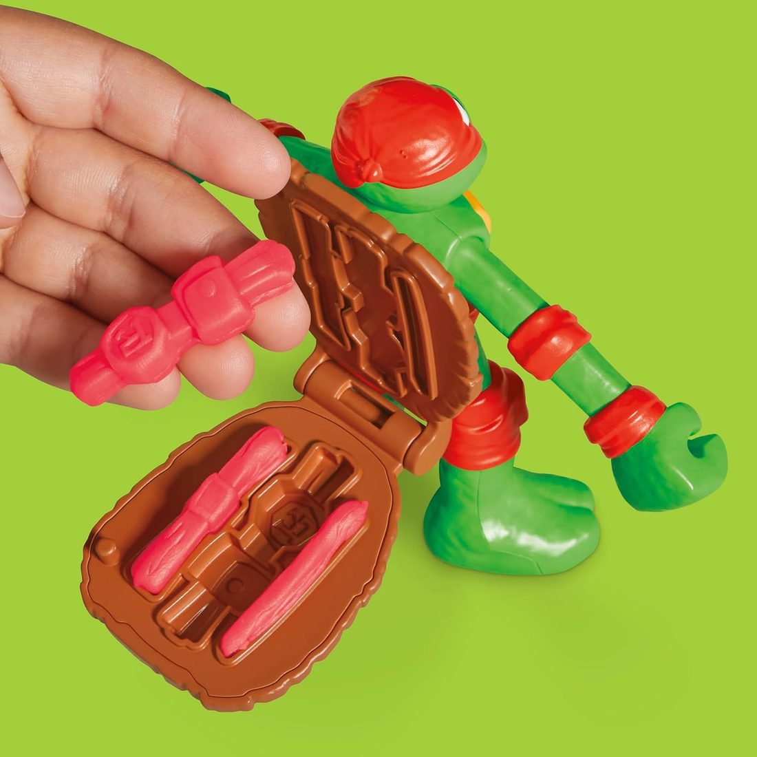 Play-Doh TMNT Cowabunga Creations Bendy Figures Set, view 5