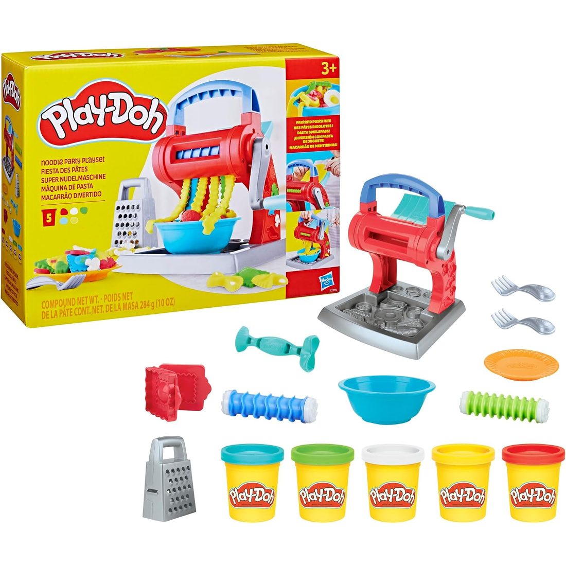 Play-Doh Kitchen Creations Noodle Party Playset, view 3