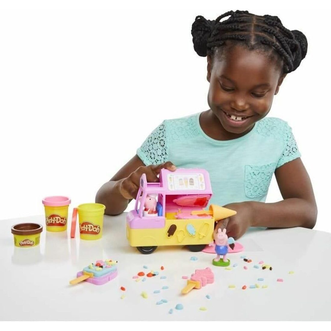 Play-Doh Peppa's Ice Cream Playset, view 3