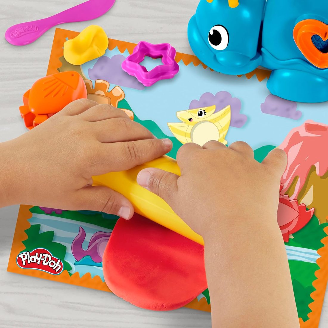 Play-Doh Shapes & Colors Dino Starter Set, view 2