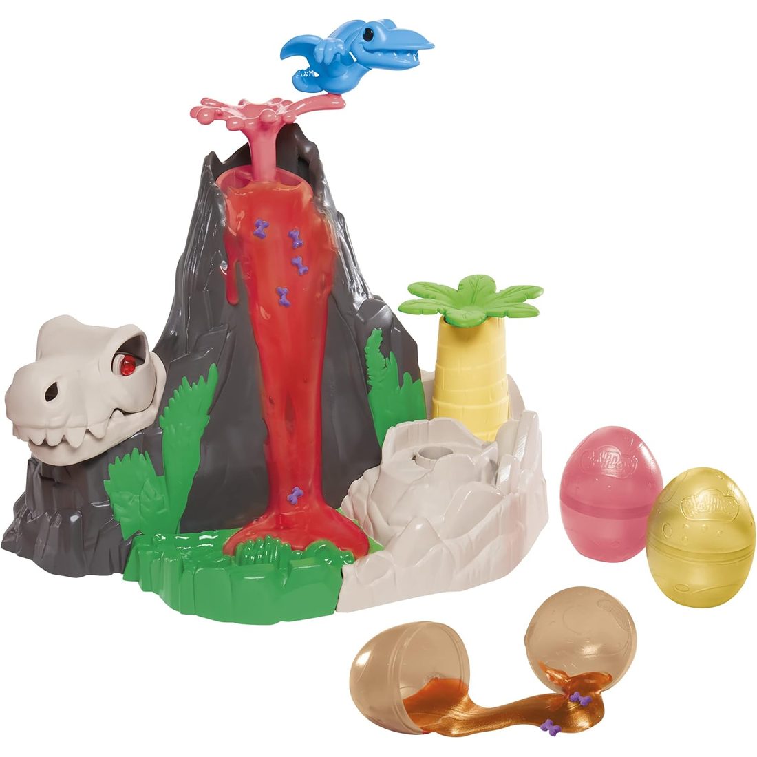 Play-Doh Slime Dino Crew Lava Bones Island Volcano, view 2