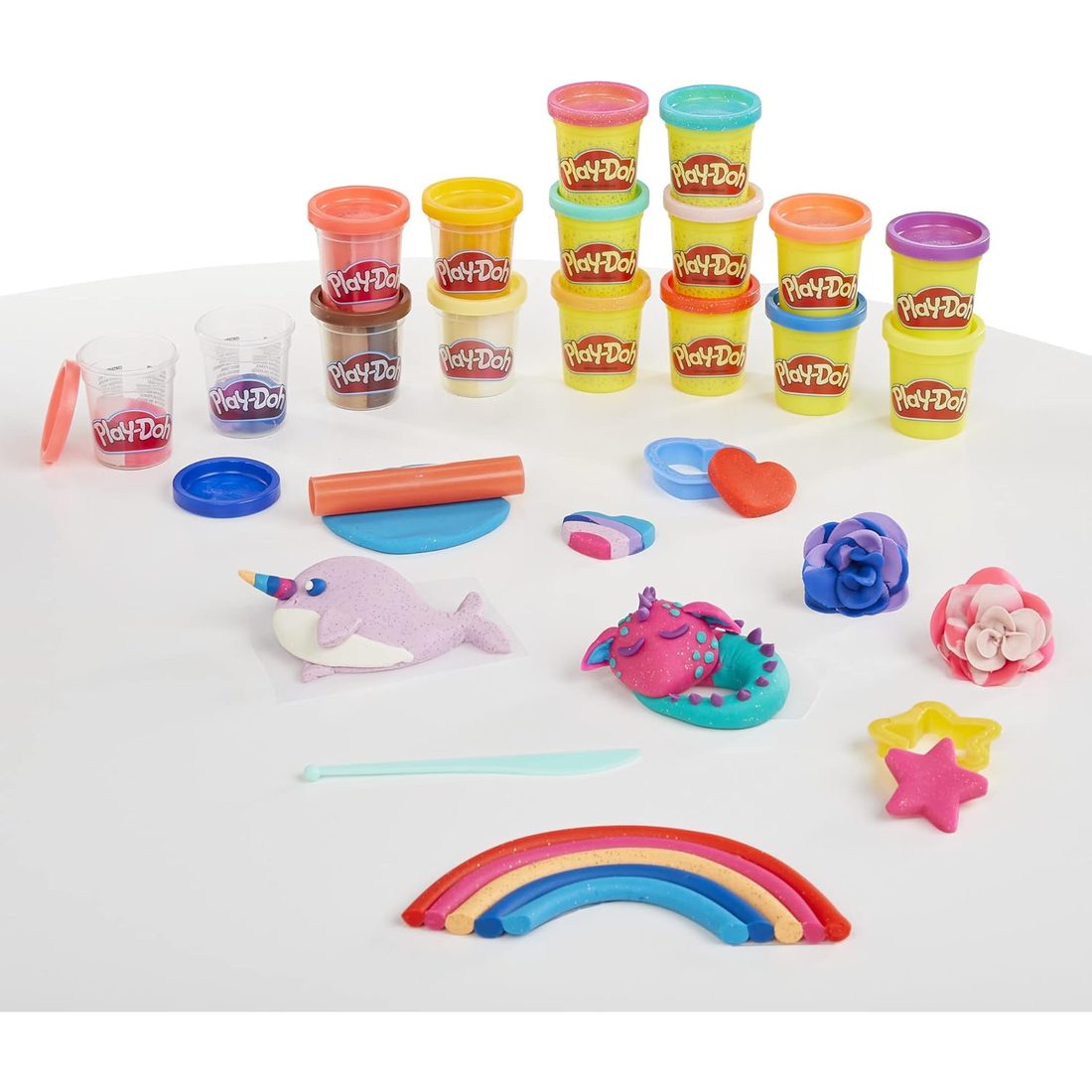 Play-Doh Sparkle and Scents Variety Pack, 16 Cans, view 3