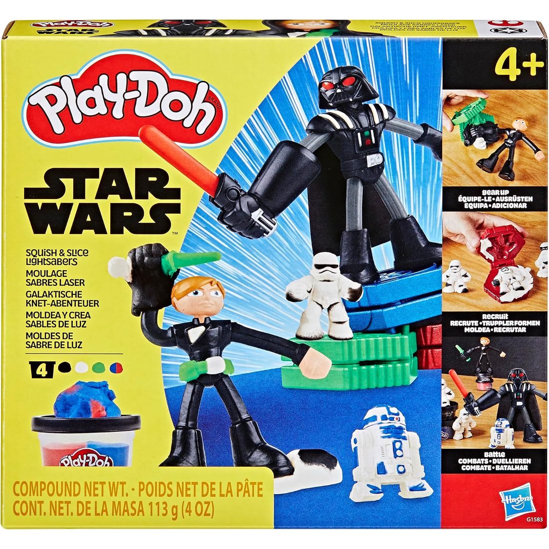 Play-Doh Star Wars Squish & Slice Lightsabers Playset, view 2