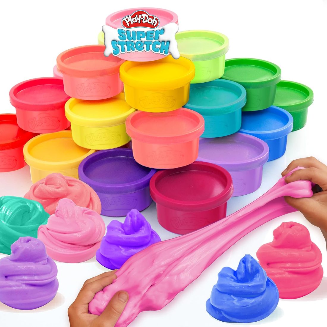Play-Doh Super Stretch Slime 30-Pack Variety