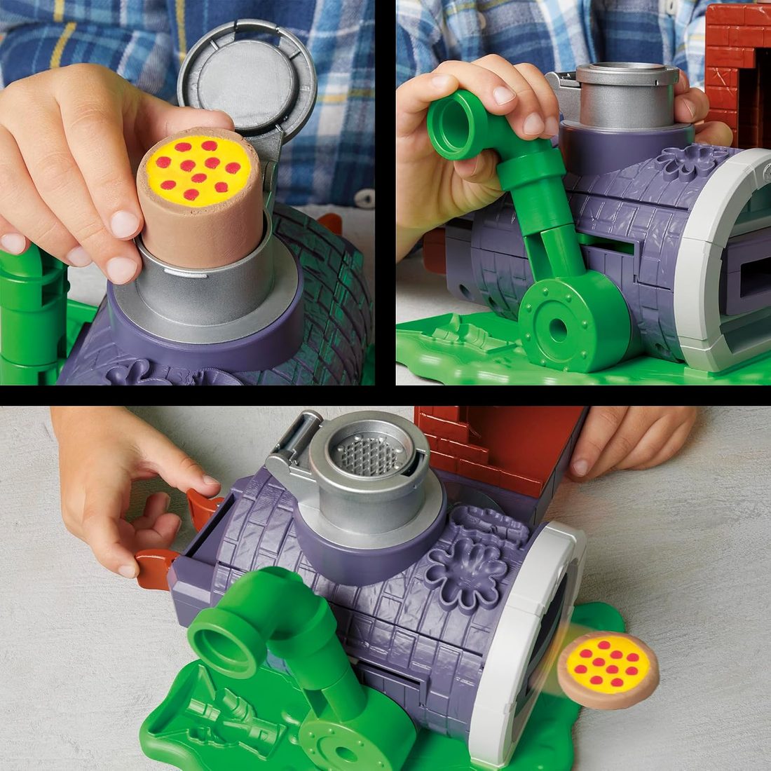 Play-Doh TMNT Slice & Blast Pizza Playset, view 3