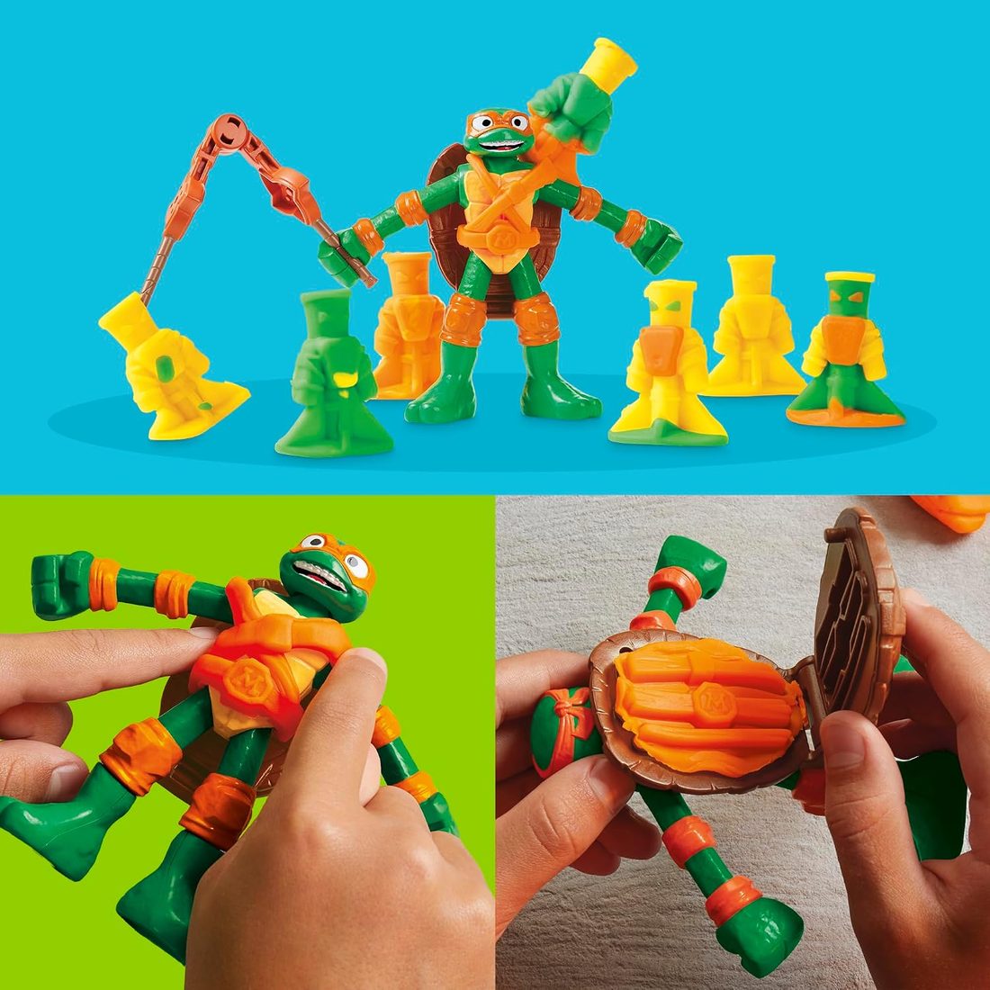 Play-Doh TMNT Slice & Blast Pizza Playset, view 5